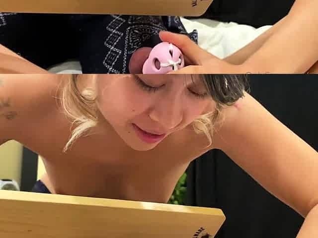 Ass fingering lesbian toy