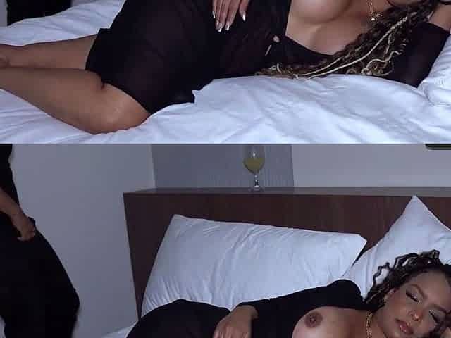 Brunette milf with big bum gets nailed by stranger, turning