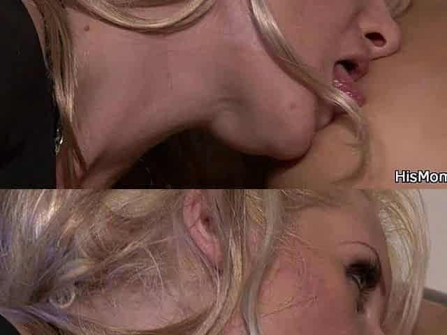 Tight Tanned Girlfriend, a Strapon and His Stepmom