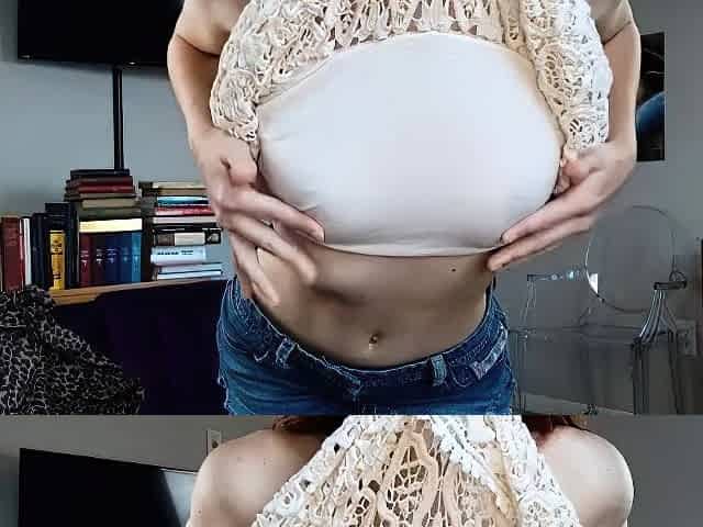 Violet Skye - A little titty tease for you