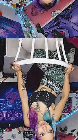 Booty Tease On Chair