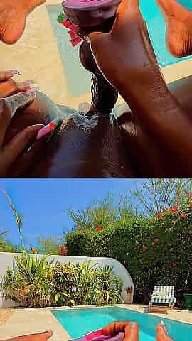 Sprinkled a little bit of Squirt into the pool