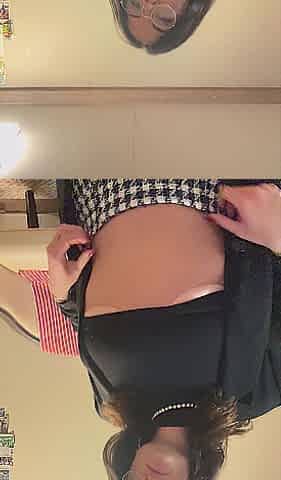 Your chic girlfriend lazily disrobes for u, surprises u with pierced bazookas and finger sucking!