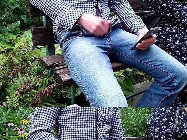 My stepmom knows how to make me cum in the park