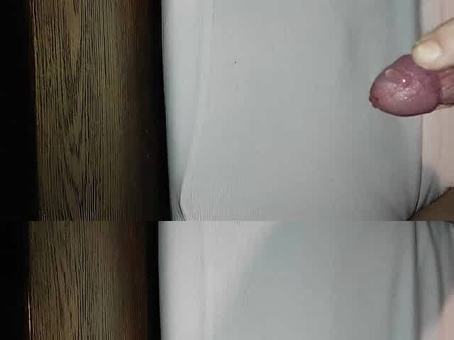 Stroking my dick climax