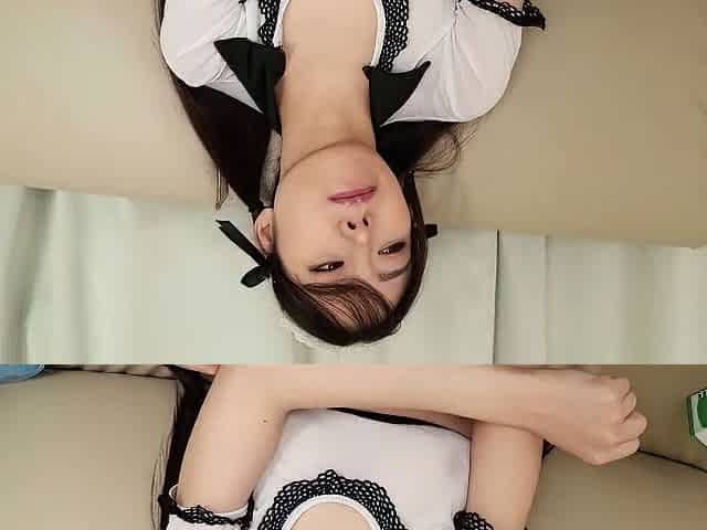 Japanese teen teases pussy with toys and cock