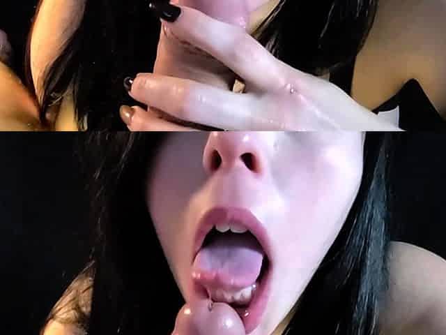 Real blonde amateur giving a POV blowjob