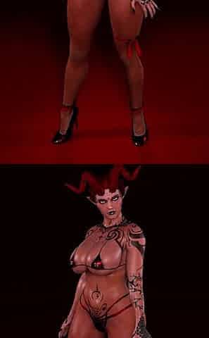 3D Model Succubus Dancing for You