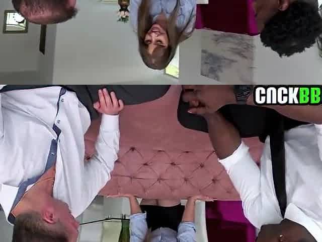 Obese butt wife DPed by cuck spouse & his ebony client