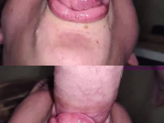 Teasing rod with my tongue upside down