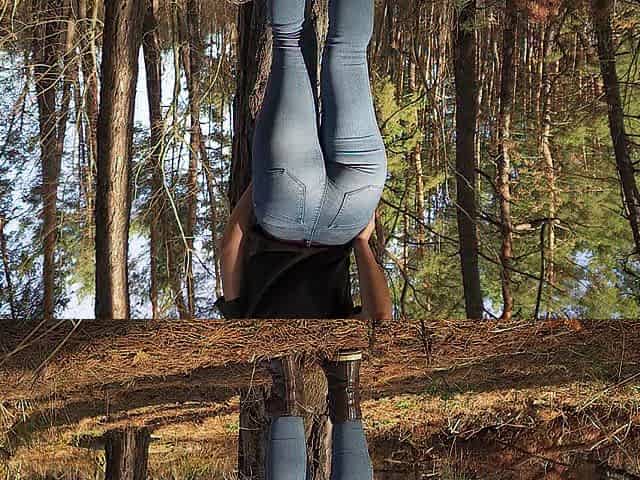 Sexy mother I'd like to fuck In Taut Jeans Teasing Her Awesome Booty In The Woods