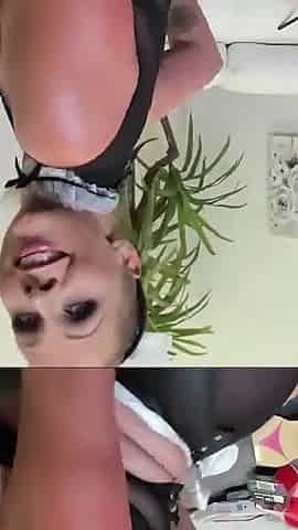 Naughty Maid Gianna Michaels Always Her Big Tits and Ass and Shaves Her Hairy Pussy Live