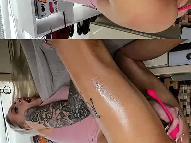 Beautiful Sonya having a horny solo toy masturbation