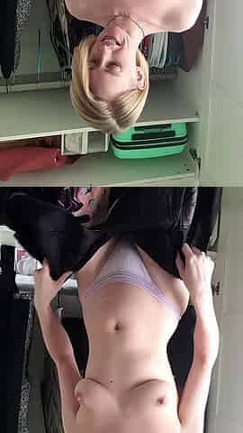 amateur blonde solo webcam