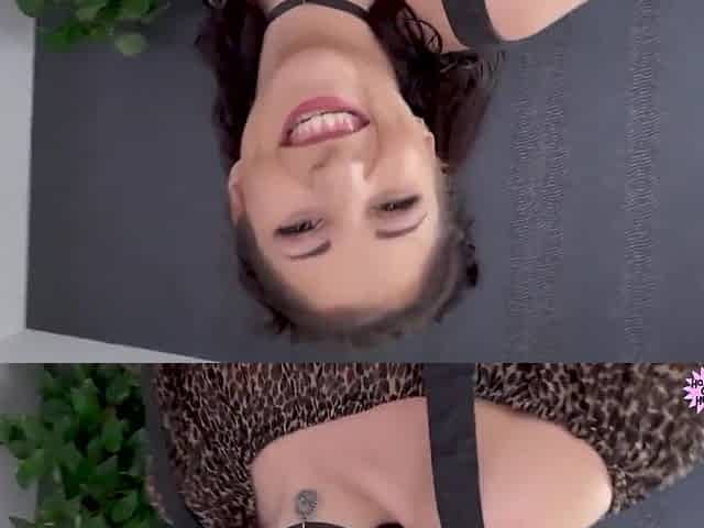 Massive Facial Leaves Brunette hair Playgirl In Shock!
