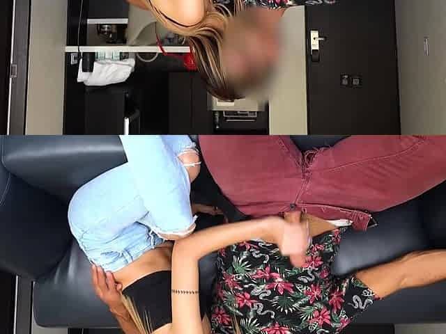 Big Booty Latina Bends Over for Big Cock