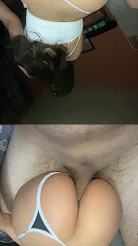 Trato de convencer a mi maestro de que me apruebe con mi culo grande en tanga-CREAMPIE