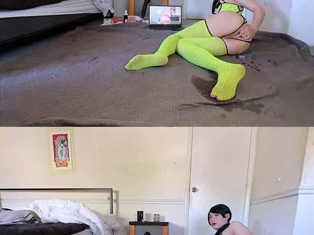Asian TS Uses Her Toys And A BBC