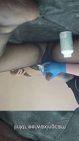 #92 Nurse Big Tits Waxing Dick