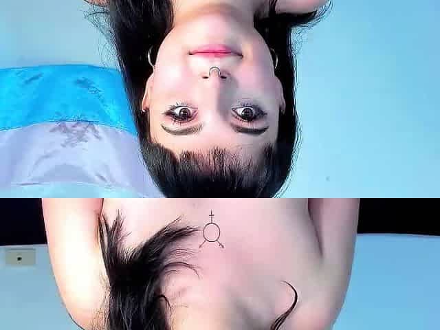 Close up teen pussy gaping action