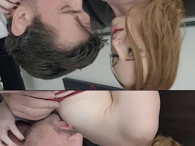 Rammed - Katy Kiss readhead with a taut twat gets screwed