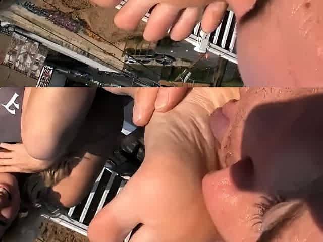 Stephenia Anders - Public foot humiliation