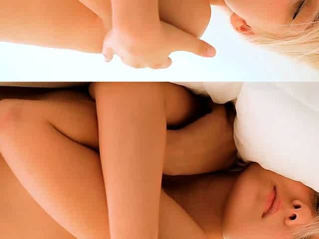Blonde teen solo stripdance