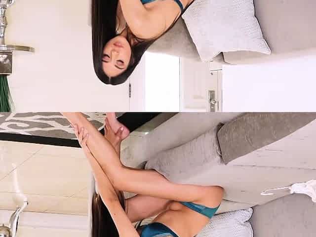 Petite Asian MILF flaunts slim nude body