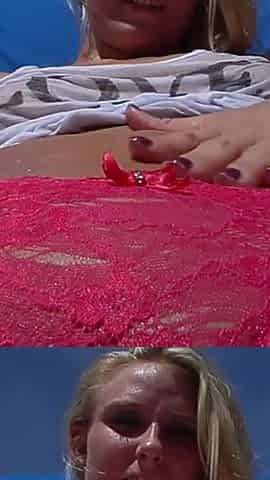 Blonde Horny 20yo Babe Gets Tight Pussy Fucked Rough - Loves Every Hard Thrust Creampie