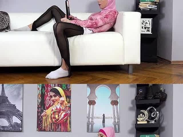 He caught his hijab wife with a dildo
