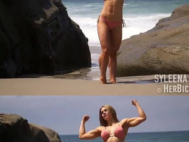 hot girl’s legs and abs