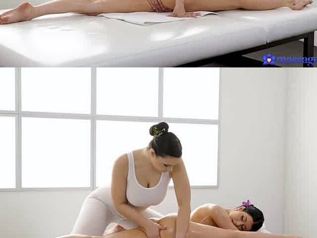 Large booty and large bazookas lesbos FULL EPISODE - Massage Rooms