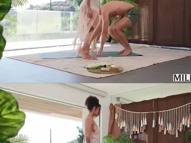 Fit Yoga Milf Medusa Rides Young Studs Cock All Day