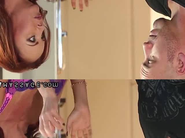 Janet Mason In Masseuse Rewards Him After Getting Her Out Of The Box