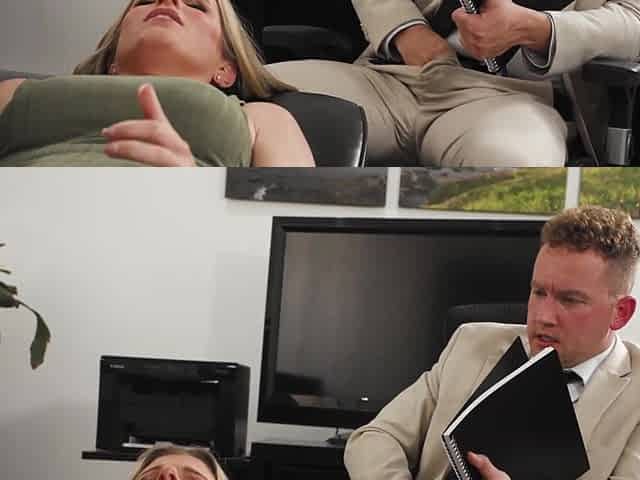 A couple, including the stunning milf Cory Chase, enjoys intimate moments together