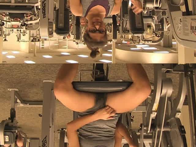 Public gym flasher gets caught in the act