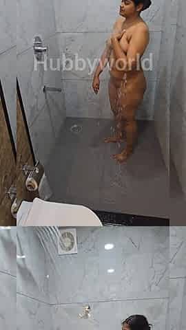 Toilet Sex with Neighbor & Cum Swallow