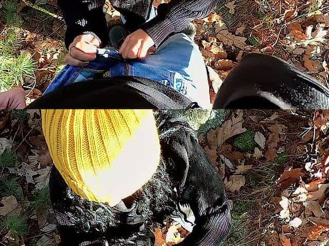 QUICK OFF TRAIL NATURE BANG... NEARLY GOT CAUGHT!
