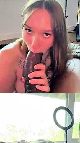 Lovely Chick's Wild Ride on a Massive Black Cock with