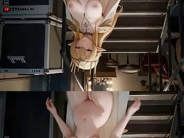 AI Generated Dream Elf Hottie & Band Honeys Wild Backstage Group-sex