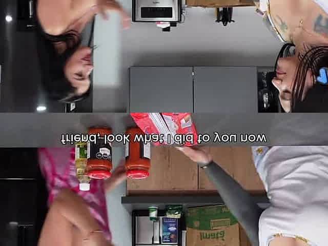 Engineer joins sleepover with MILF and friend for threesome, huge jugs and dual blowjob.