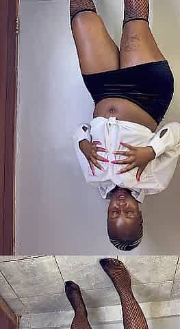 Housewife with a large booty home alone
