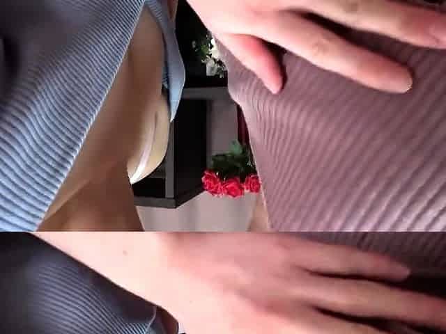 Japanese MILF fingers a naughty lesbian slut