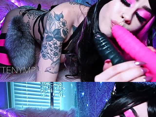 Gorgeous goth girl mind-boggling xxx scene