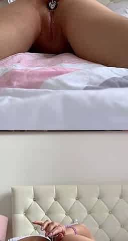 Close up MILF masturbation