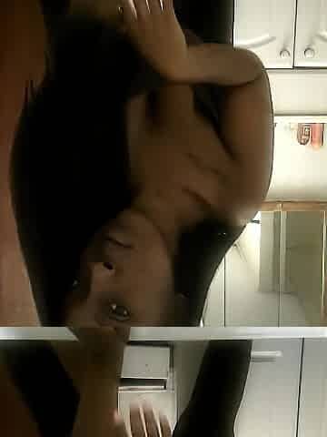 Black big beautiful woman melons in brown