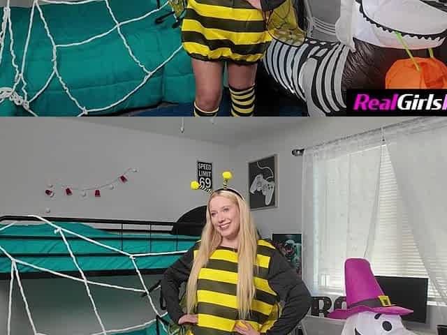 PAWG Golden-haired Gets Drilled BTS - Kallie Taylor