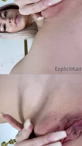 Pretty Hot Blonde Cam Babe Masturbate Solo on Cam
