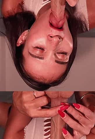 I'm Playing with Your Cock and My Feet - Did You Cum?