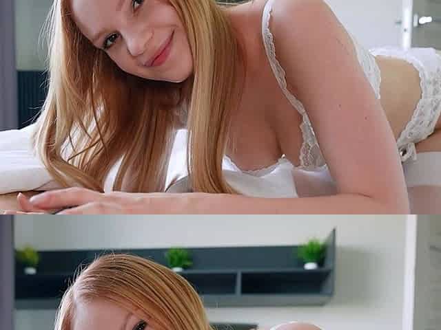 Verlonis sucks on your hard dick in a POV blowjob session